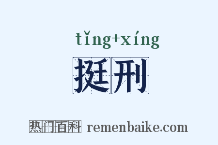 挺刑是什么意思的图片